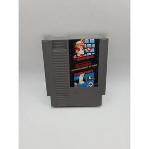 Super Mario Bros./Duck Hunt (Nintendo NES, 1985) Authentic Game TESTED & WORKS
